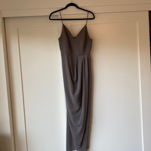Revolve/ Shona Joy Gray Gown / Dress - Picture 4 of 5
